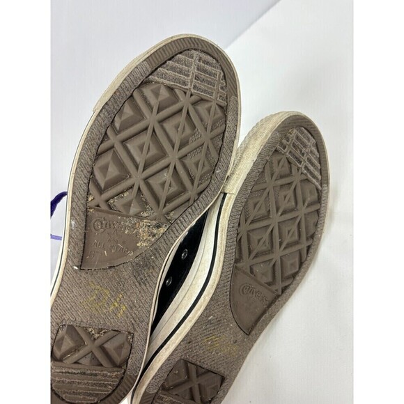 Converse All-Stars Black Multicolor Shimmer Womens 8 Low Top Lace Up Metallic - Picture 7 of 11